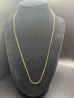 Napier  vintage Gold Tone Chain Necklace 20” Classic Minimalist